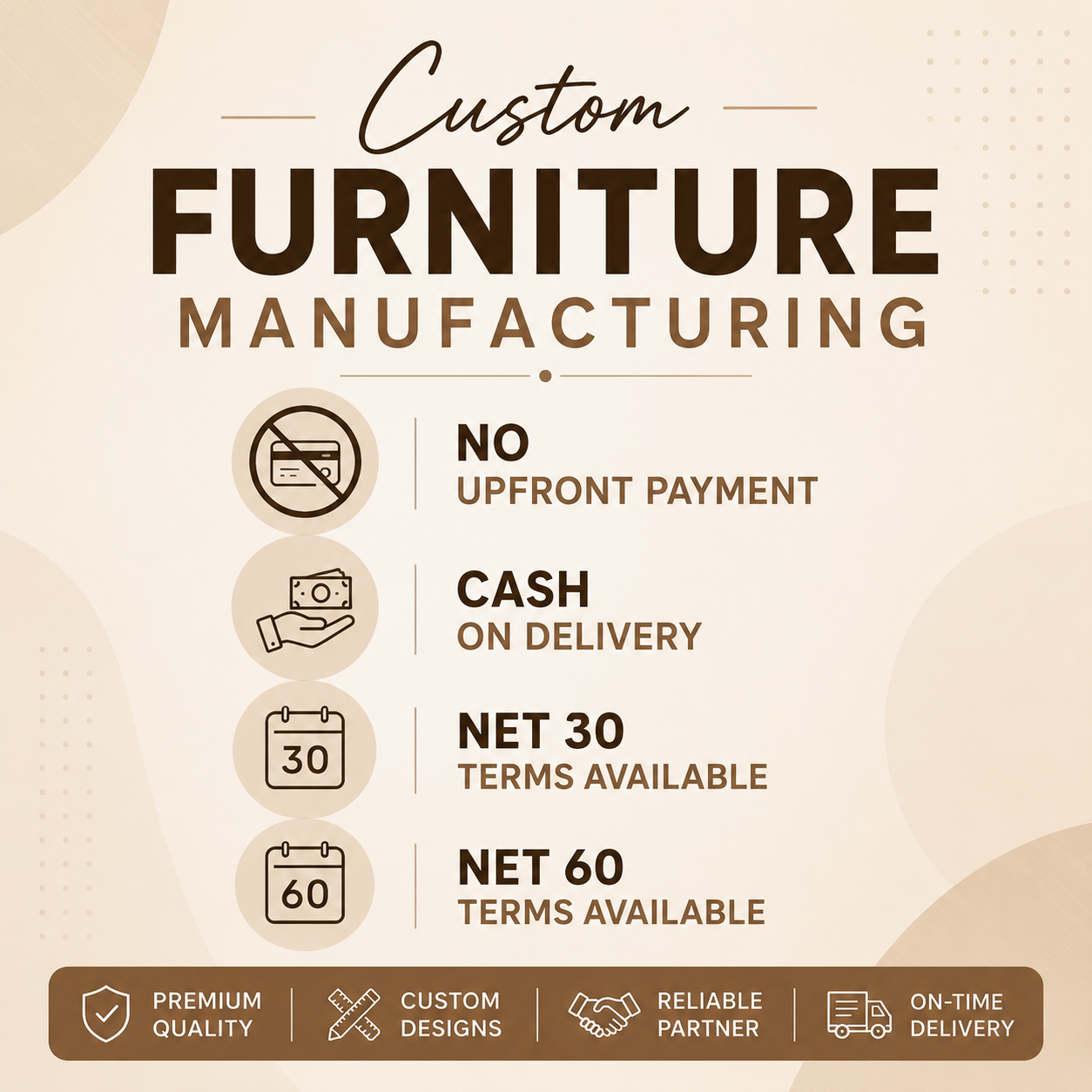 Amerons wholesale and custom furniture